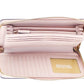 Jet Set Travel Large Vanilla Signature Pink Continental Wallet