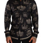 Slim Fit Crown Print Silk Shirt