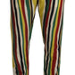 Elegant Striped Skinny Pants