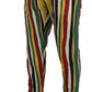 Elegant Striped Skinny Pants