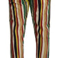 Elegant Striped Skinny Pants