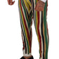Elegant Striped Skinny Pants