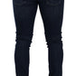 Chic Dark Blue Skinny Denim Jeans