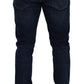 Sleek Slim Fit Blue Denim Jeans