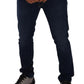 Sleek Slim Fit Blue Denim Jeans