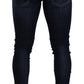 Elegant Slim Fit Denim Trousers