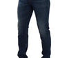 Elegant Dark Blue Skinny Denim Jeans