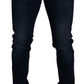 Chic Slim Fit Dark Blue Denim Jeans