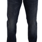 Chic Slim Skinny Washed Blue Denim Jeans