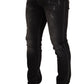 Elevated Black Skinny Denim Jeans