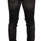 Elevated Black Skinny Denim Jeans