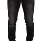 Elevated Black Skinny Denim Jeans