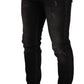 Sleek Slim-Fit Designer Denim Jeans