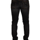 Sleek Slim-Fit Designer Denim Jeans