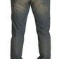Chic Tattered Slim-Fit Denim Jeans