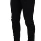 Slim Fit Italian Black Wash Skinny Jeans