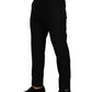 Elegant Slim-Fit Tuxedo Trousers