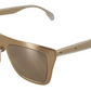 Elegant Gold Plated Unisex Sunglasses