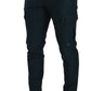 Chic Skinny Cargo Wool Pants