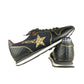Black Leather Men Sneaker