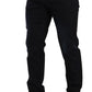 Chic Slim Fit Dark Blue Denim Jeans