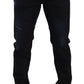 Chic Slim Fit Dark Blue Denim Jeans