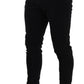Elegant High Waist Velvet Skinny Pants
