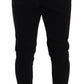 Elegant High Waist Velvet Skinny Pants