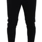 Elegant High Waist Velvet Skinny Pants