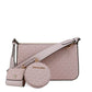 Jet Set Small Powder Blush PVC Crossbody Tech Handbag Purse