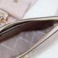 Jet Set Small Powder Blush PVC Crossbody Tech Handbag Purse