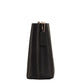Mollie 22 Small Black Doublefaced Leather Bucket Crossbody Handbag