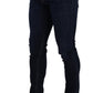 Chic Dark Blue Slim Fit Jeans