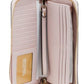 Jet Set Travel Large Powder Blush Continental Wristlet Wallet