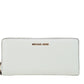 Jet Set Travel Large Optic White Gold Continental Wristlet Wallet