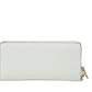 Jet Set Travel Large Optic White Gold Continental Wristlet Wallet