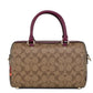 Rowan Medium Jumbo Floral Print Coated Canvas Satchel Handbag