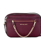 Jet Set Large East West Mulberry Leather Zip Chain Crossbody Bag