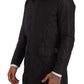 Elegant Black Parka Hooded Jacket