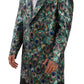 Elegant Multicolor Silk Overcoat Jacket