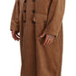 Elegant Beige Cotton Overcoat for Men
