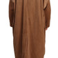 Elegant Beige Cotton Overcoat for Men