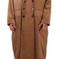 Elegant Beige Cotton Overcoat for Men