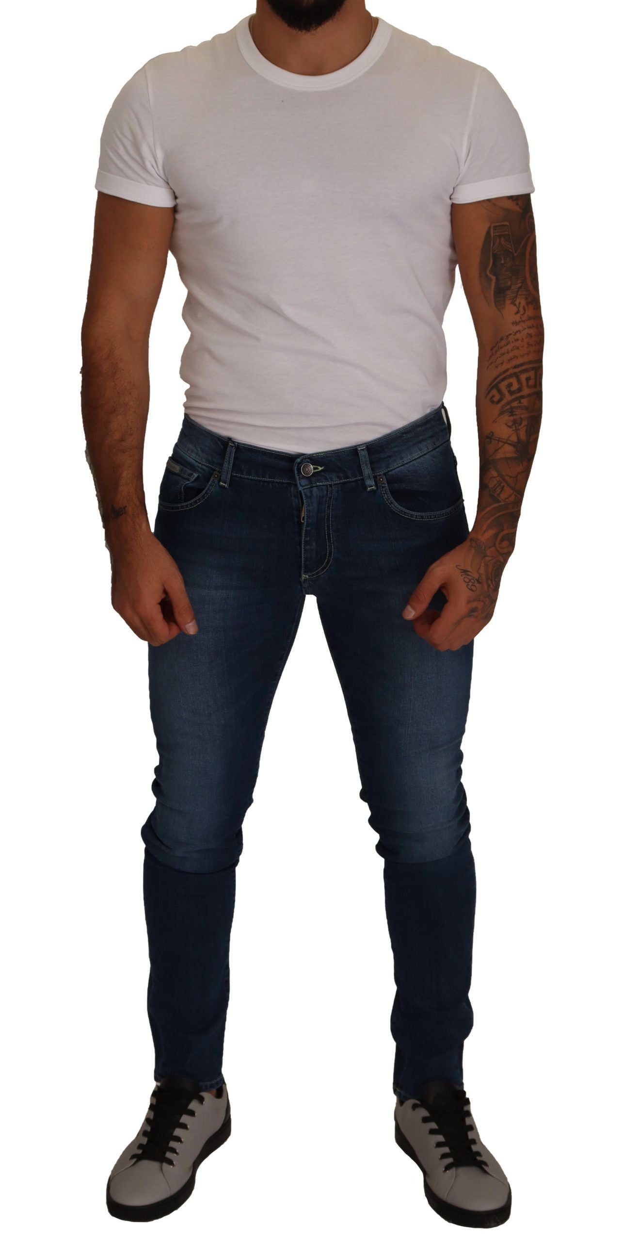 Elegant Slim Fit Stretch Jeans