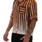 Silk Striped Casual Italian Shirt
