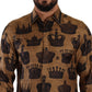 Elegant Martini Long Sleeve Silk Shirt