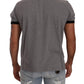 Chic Heart Print Crewneck Tee