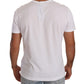 Elegant Crewneck Cotton T-shirt in White
