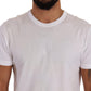 Elegant Crewneck Cotton T-shirt in White