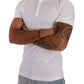 Elegant White Cotton Polo T-Shirt